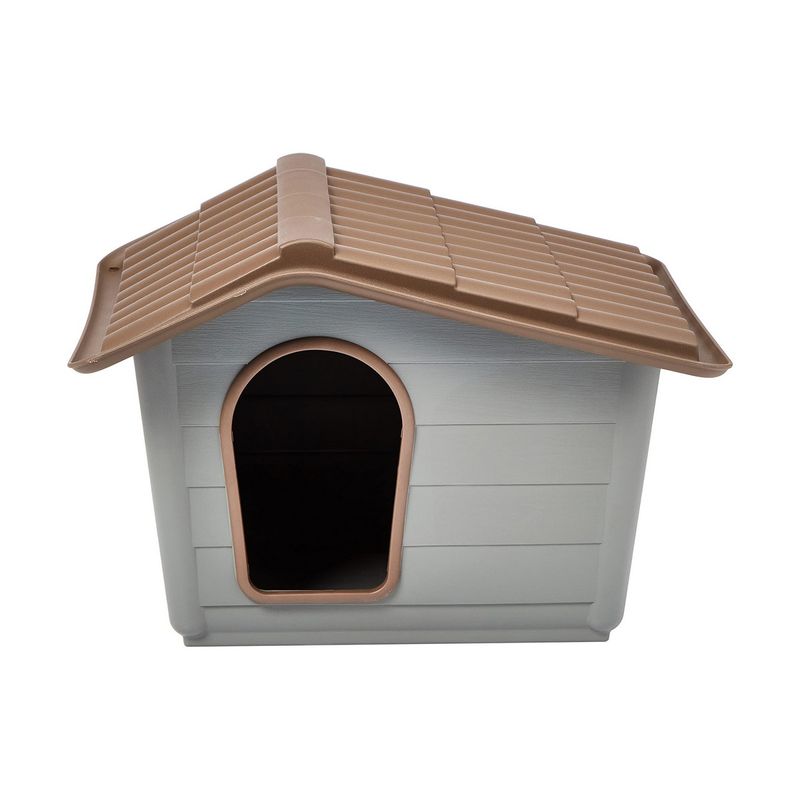 Petshop - Accesorii petshop - Culcusuri si custi - Custi interior si exterior - Coliba Nayeco Eco mini 60 x 50 x 41 cm Verde Plastic Caine - Infinity.ro