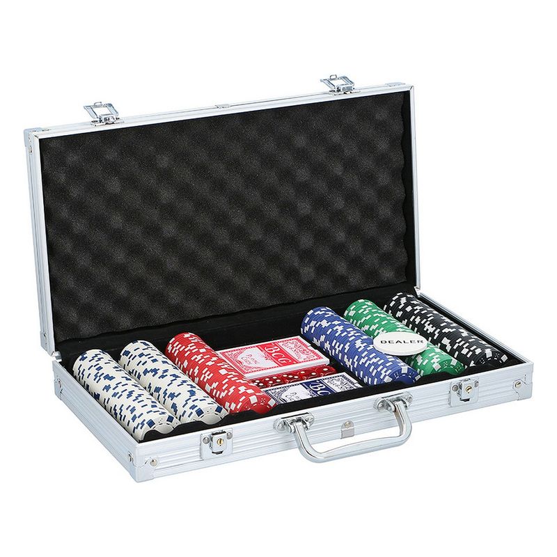 Sport si Outdoor - Alte sporturi - Seturi poker - Set de poker Servieta Aluminiu 300 Piese - Infinity.ro