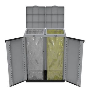 Galeata de gunoi pentru reciclare Negru/Gri