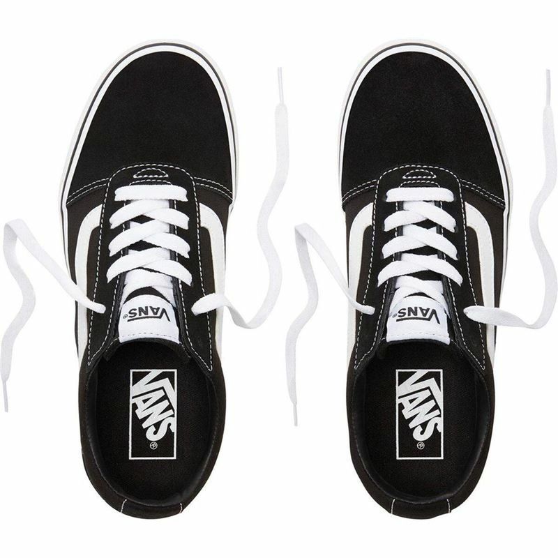 Fashion, accesorii si bijuterii/Femei/Incaltaminte femei/Sneakers si tenisi femei - Adidasi Casual de Dama Vans Ward Platform Negru,  37 - Infinity.ro