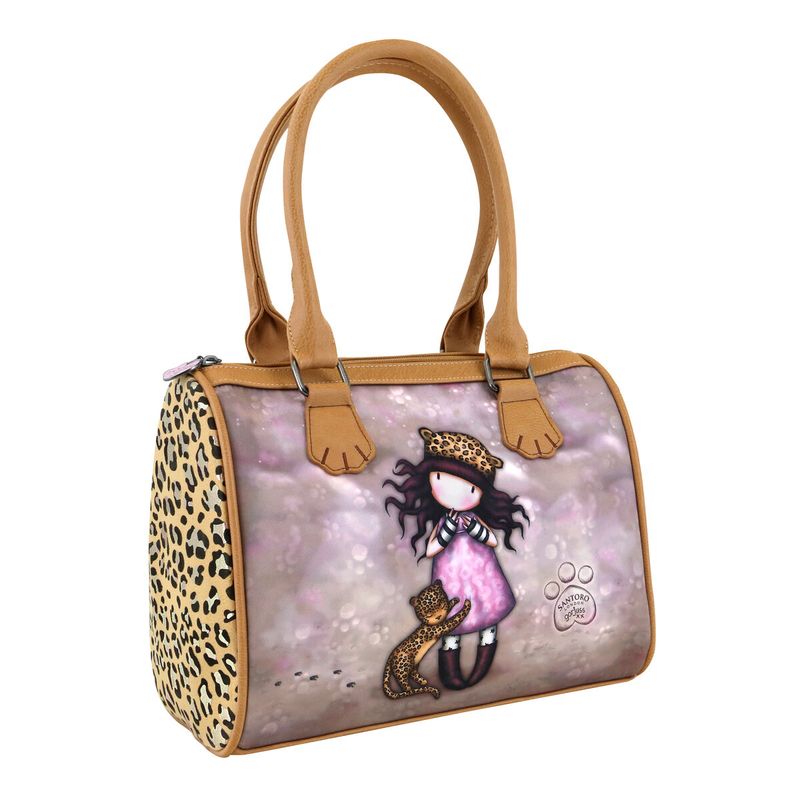 Fashion, accesorii si bijuterii - Copii - Accesorii copii - Genti si rucsacuri copii - Geanta de mana Gorjuss Leopard (28 x 22 x 13 cm) - Infinity.ro