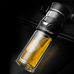 Casa si Gradina - Bucatarie si vesela - Vase pentru gatit - Ceainice si infuzoare - Infuzor de ceai CYBERDUST, Eco-friendly, Sticla dubla, Termos cu sita pentru ceai din otel inoxidabil - Infinity.ro