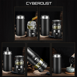 Casa si Gradina - Bucatarie si vesela - Vase pentru gatit - Ceainice si infuzoare - Infuzor de ceai CYBERDUST, Eco-friendly, Sticla dubla, Termos cu sita pentru ceai din otel inoxidabil - Infinity.ro