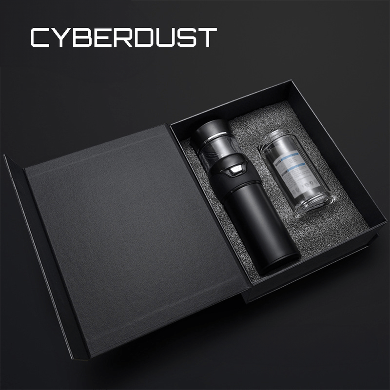 Casa si Gradina - Bucatarie si vesela - Vase pentru gatit - Ceainice si infuzoare - Infuzor de ceai CYBERDUST, Eco-friendly, Sticla dubla, Termos cu sita pentru ceai din otel inoxidabil - Infinity.ro