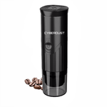 Electronice si Electrocasnice - Electrocasnice bucatarie - Preparare bauturi - Espressoare - Minipresso CYBERDUST, Espressor portabil, Negru mat, Compatibil cu cafea macinata si capsule de cafea - Infinity.ro