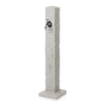 Casa si Gradina/Gradina si terasa/Mobilier exterior/Accesorii pentru gradina - Masca robinet de gradina, cu adaptor furtun, efect granit, gri, 24x98 cm, Prosperplast - Infinity.ro
