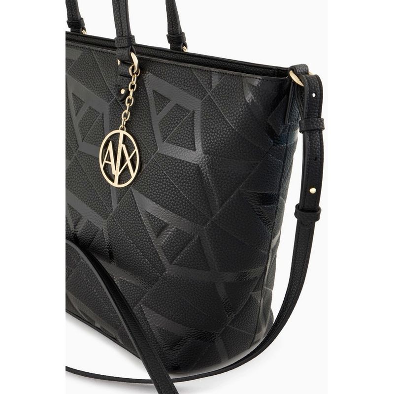 Fashion, accesorii si bijuterii - Femei - Accesorii femei - Genti si rucsacuri femei - Geanta shopper  Armani Exchange 949127-4F784-19921 Negru 35 x 27 x 14 cm - Infinity.ro