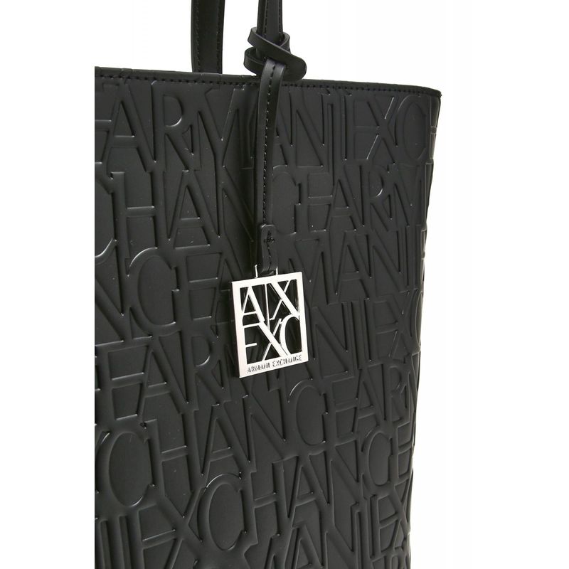 Fashion, accesorii si bijuterii - Femei - Accesorii femei - Genti si rucsacuri femei - Geanta shopper Armani Exchange 942650 Negru 40 x 28 x 11 cm - Infinity.ro