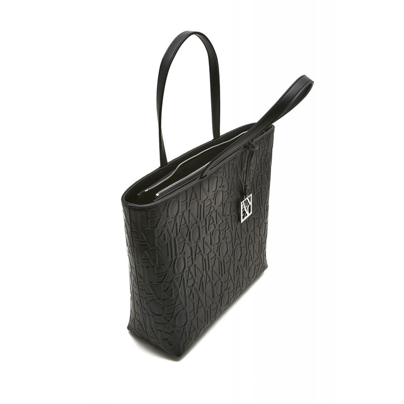 Fashion, accesorii si bijuterii - Femei - Accesorii femei - Genti si rucsacuri femei - Geanta shopper Armani Exchange 942650 Negru 40 x 28 x 11 cm - Infinity.ro