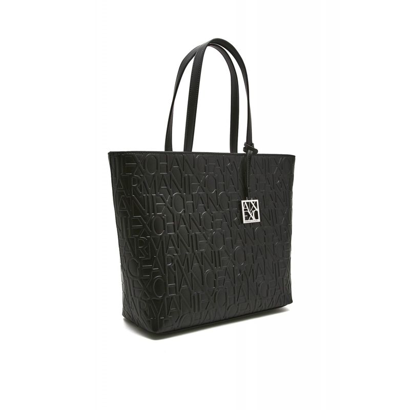 Fashion, accesorii si bijuterii - Femei - Accesorii femei - Genti si rucsacuri femei - Geanta shopper Armani Exchange 942650 Negru 40 x 28 x 11 cm - Infinity.ro