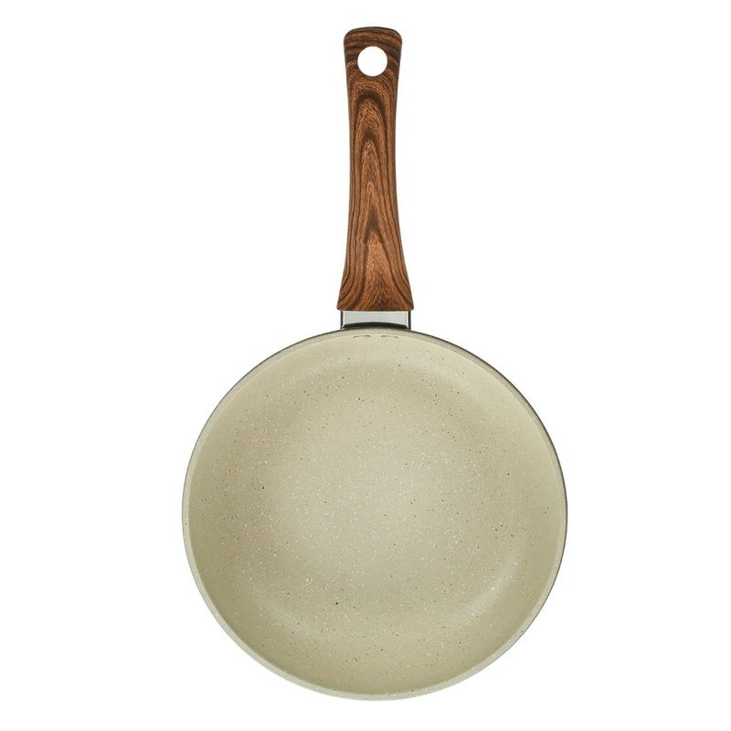Casa si Gradina - Bucatarie si vesela - Vase pentru gatit - Tigai si seturi - Tigaie antiaderenta, olive, diametru 24cm, maner ergonomic 19cm, adancime 5cm - Infinity.ro