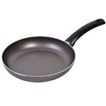 Casa si Gradina - Bucatarie si vesela - Vase pentru gatit - Tigai si seturi - Tigaie neaderenta, 24 x 2.5cm, gri, invelis antiaderent, maner 18cm - Infinity.ro