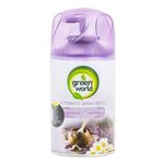 Casa si Gradina - Decoratiuni - Aromaterapie si lumanari - Odorizante camera - Rezerva odorizant camera, green world, aroma lavanda si musetel, capacitate 250 ml - Infinity.ro
