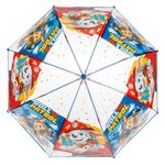 Fashion, accesorii si bijuterii - Copii - Accesorii copii - Alte accesorii copii - Umbrela copii paw patrol, baston, transparenta, manuala, 64cm - Infinity.ro