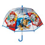 Fashion, accesorii si bijuterii - Copii - Accesorii copii - Alte accesorii copii - Umbrela copii paw patrol, baston, transparenta, manuala, 64cm - Infinity.ro