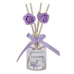 Casa si Gradina - Decoratiuni - Aromaterapie si lumanari - Odorizante camera - Difuzor aroma camera, lavanda, betisoare si flori decorative, capacitate 30ml - Infinity.ro