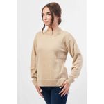 Fashion, accesorii si bijuterii - Femei - Imbracaminte femei - Pulovere femei - Pulover dama Armani Exchange 6DYM2C, M INTL ,Auriu /Maro nisip - Infinity.ro