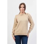 Fashion, accesorii si bijuterii - Femei - Imbracaminte femei - Pulovere femei - Pulover dama Armani Exchange 6DYM2C, M INTL ,Auriu /Maro nisip - Infinity.ro