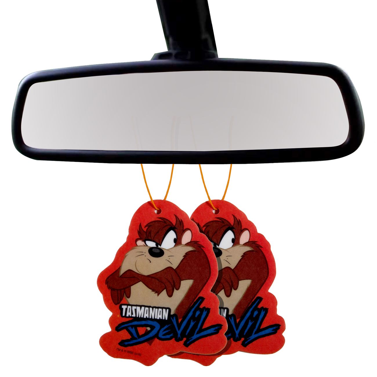 Odorizant auto tasmanian devil, set 2 bucati, aroma lavanda, 12 x 6 cm