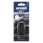 Auto si Moto - Intretinere auto - Odorizante auto - Odorizant auto areon vent 7, aroma black crystal, negru - Infinity.ro