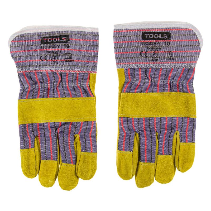 Casa si Gradina - Constructii - Echipamente de lucru - Manusi protectia muncii - Manusi gradinarit, tools, bcb5a7, piele artificiala, marime 10, multicolor - Infinity.ro