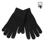 Fashion, accesorii si bijuterii - Barbati - Accesorii barbati - Manusi barbati - Manusi tricotate pentru ecrane tactile, barbati, negru, 1 pereche - Infinity.ro