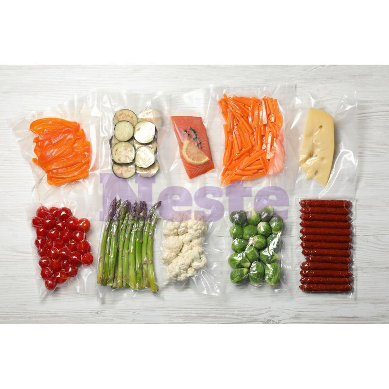 Market - Curatenie si intretinere casa - Produse bucatarie - Pungi si folii alimentare - Set 2 Role Vidat Gofrate Neste® pentru alimente, 2 x 6 m, grosime 90 microni - 15 cm - Infinity.ro
