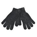 Fashion, accesorii si bijuterii - Femei - Accesorii femei - Manusi femei - Manusi chenille, dama, negru, 1 pereche - Infinity.ro