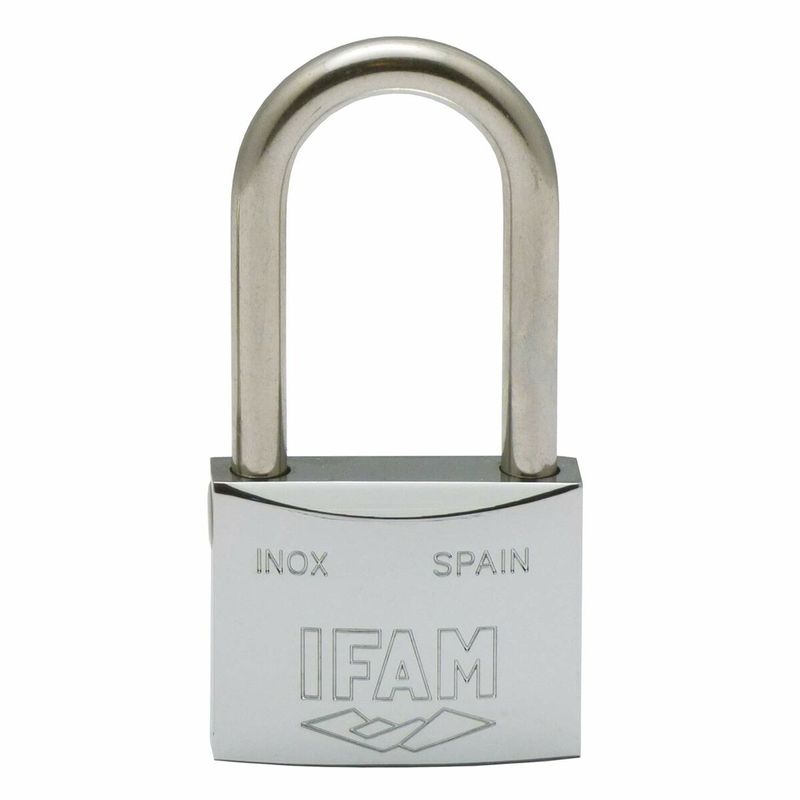 Casa si Gradina - Constructii - Feronerie si accesorii - Lacate - Lacat cu cheie IFAM INOX 40AL Otel inoxidabil Lung (40 mm) - Infinity.ro