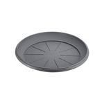 Casa si Gradina - Gradinarit si plante - Plante si ghivece - Ghivece si suporturi - Farfurie ghiveci flori, antracit, diametru 20 cm, inaltime 2.8 cm, plastic - Infinity.ro