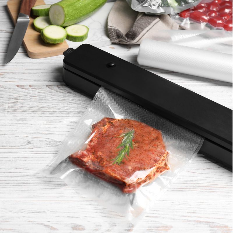 Market - Curatenie si intretinere casa - Produse bucatarie - Pungi si folii alimentare - Pachet 300 Pungi Vidat Gofrate pentru alimente, 90 microni, Neste® - 18 x 30 cm - Infinity.ro