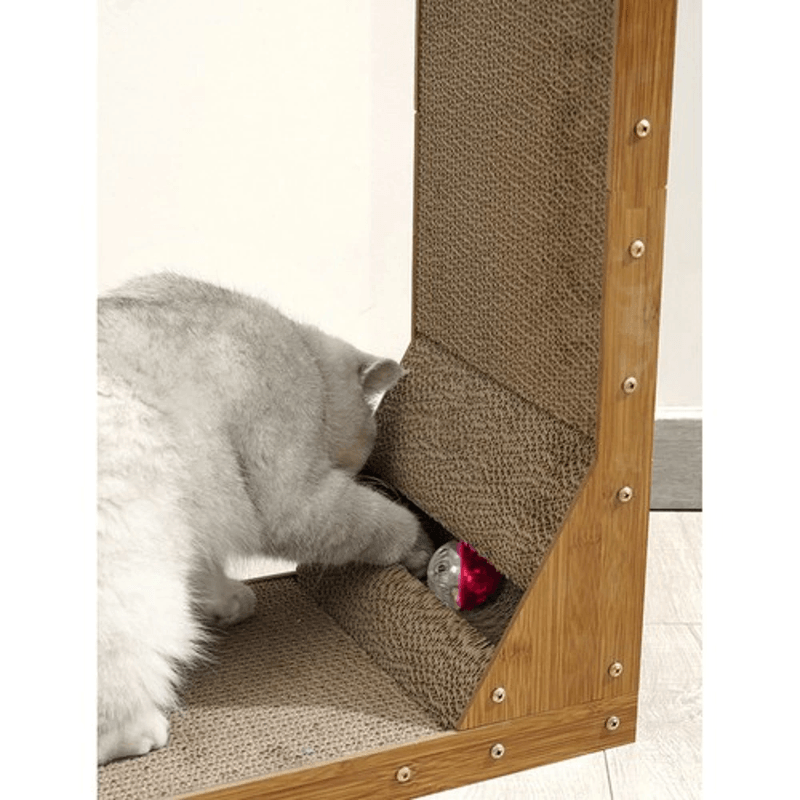 Petshop - Accesorii petshop - Jucarii animale - Ansambluri de joaca - Ansamblu de joaca pentru pisici orizontal si vertical tip carton de zgariat - Infinity.ro