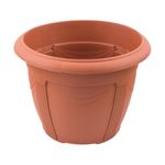 Casa si Gradina - Gradinarit si plante - Plante si ghivece - Plante in ghiveci - Ghiveci flori plastic, model teracota, diametru 45 x 35cm, capacitate 30l - Infinity.ro