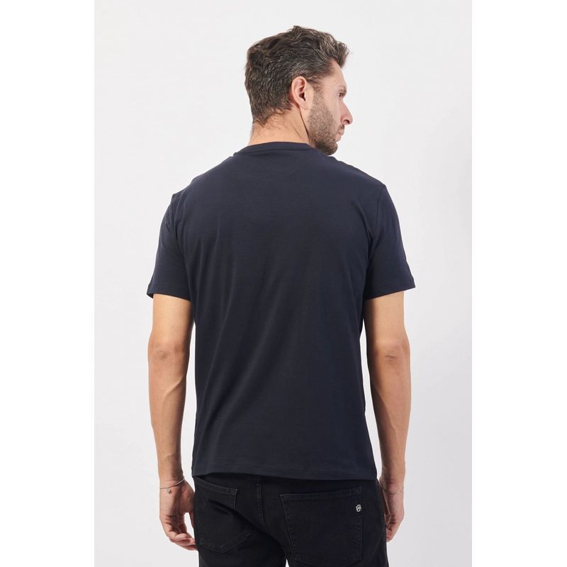 Fashion, accesorii si bijuterii - Barbati - Imbracaminte - Tricouri si bluze barbati - Tricou barbati Armani Exchange 6DZTHV,  L INTL, Bleumarin - Infinity.ro