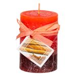 Casa si Gradina - Decoratiuni - Aromaterapie si lumanari - Lumanari si candele - Lumanare parafina, aroma scortisoara, multicolor, 5 x 7.5cm - Infinity.ro