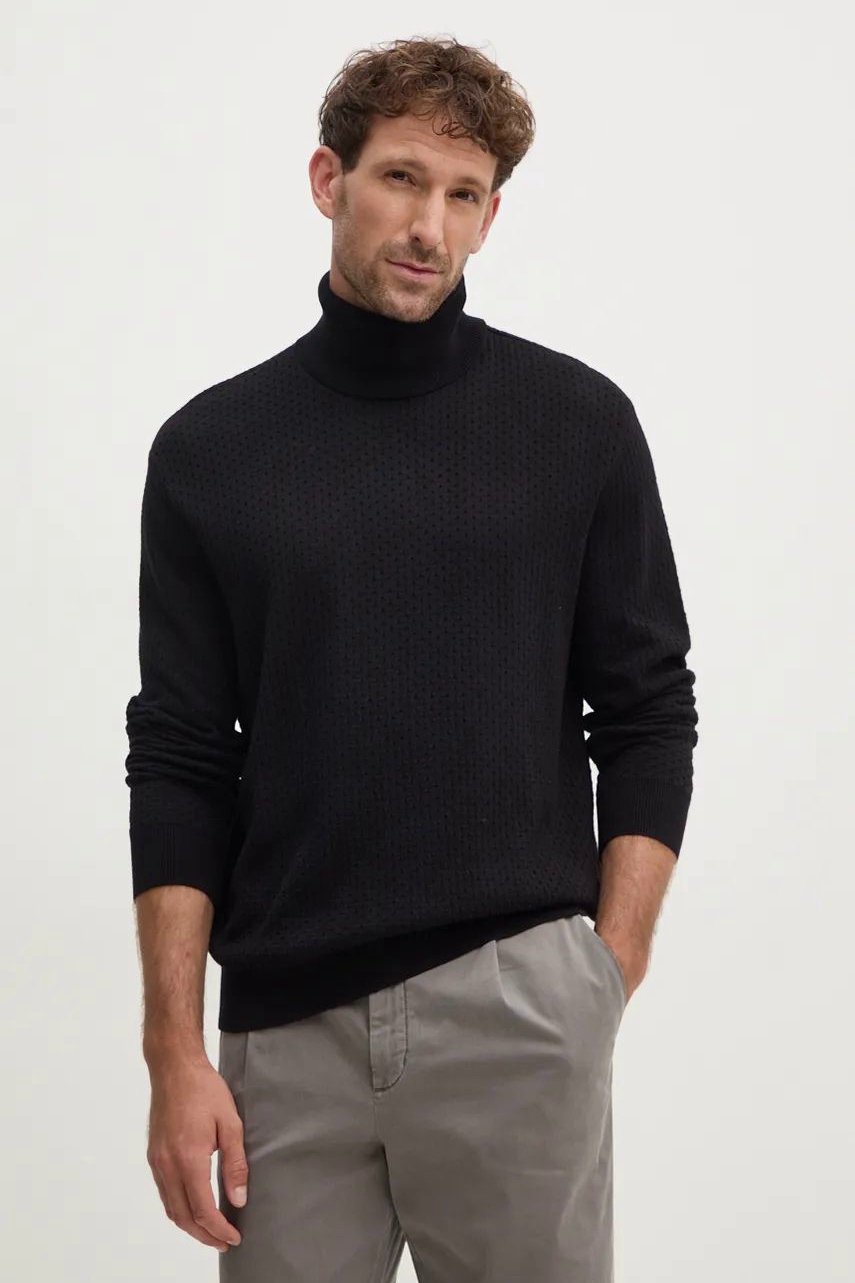 Bluza barbati Armani Exchange XM000115, M INTL, Negru