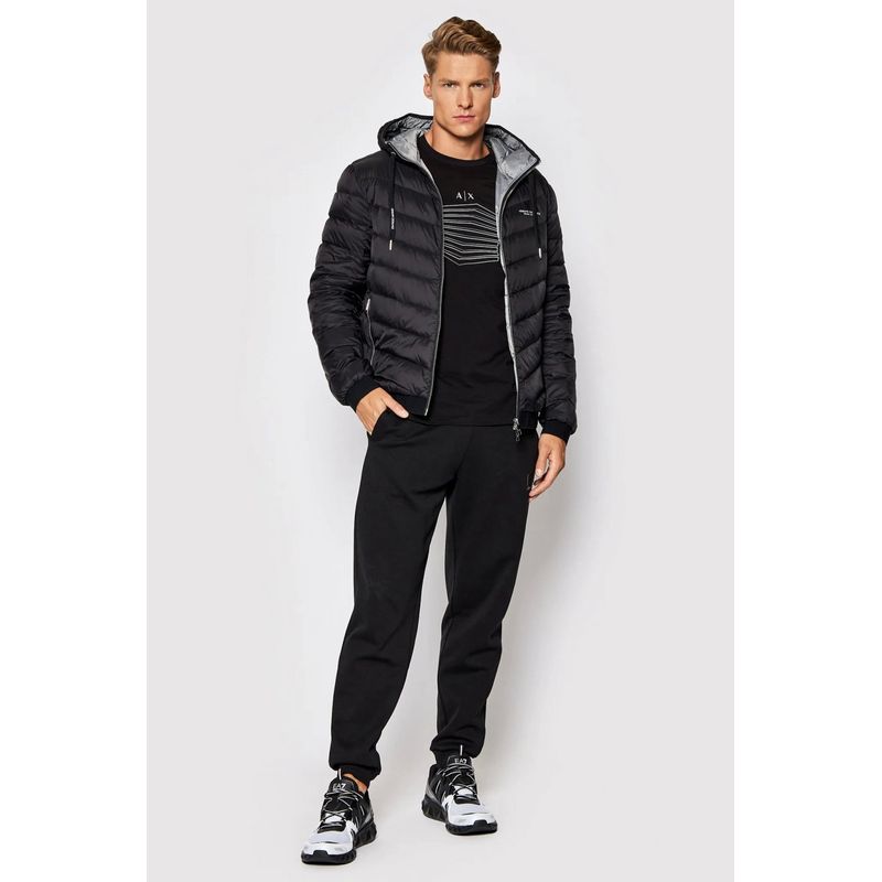 Fashion, accesorii si bijuterii - Barbati - Imbracaminte - Jachete si geci barbati - Geaca din puf Emporio Armani 8NZB53, 2XL INTL, Negru - Infinity.ro