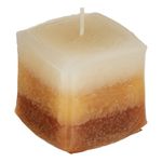 Casa si Gradina - Decoratiuni - Aromaterapie si lumanari - Lumanari si candele - Lumanare decorativa, coffee, cub, aroma cafea, 5 x 5 x 5cm, maro si ecru - Infinity.ro