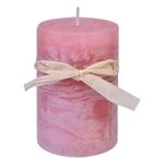 Casa si Gradina - Decoratiuni - Aromaterapie si lumanari - Lumanari si candele - Lumanare decorativa, aroma orhidee, roz, parafina, 5 x 7.5cm, timp ardere 15 ore - Infinity.ro