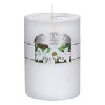 Casa si Gradina - Decoratiuni - Aromaterapie si lumanari - Lumanari si candele - Lumanare parafina win win, aroma iasomie, alb, 6.8 x 9.5cm - Infinity.ro