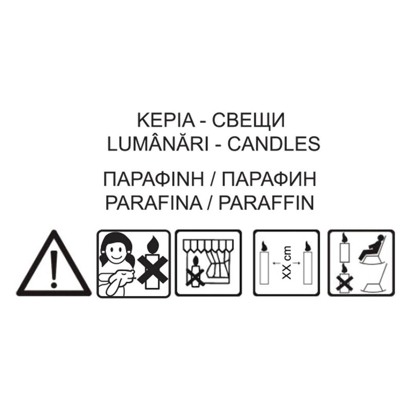 Casa si Gradina - Decoratiuni - Aromaterapie si lumanari - Lumanari si candele - Lumanare petrecere, model numar 6, culoare fucsia metalizat, material parafina, dimensiuni 4 x 5.5 cm - Infinity.ro