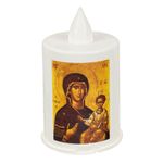 Casa si Gradina - Decoratiuni - Aromaterapie si lumanari - Lumanari si candele - Lumanare decorativa led, flacara galbena, 11cm, plastic, baterii incluse - Infinity.ro