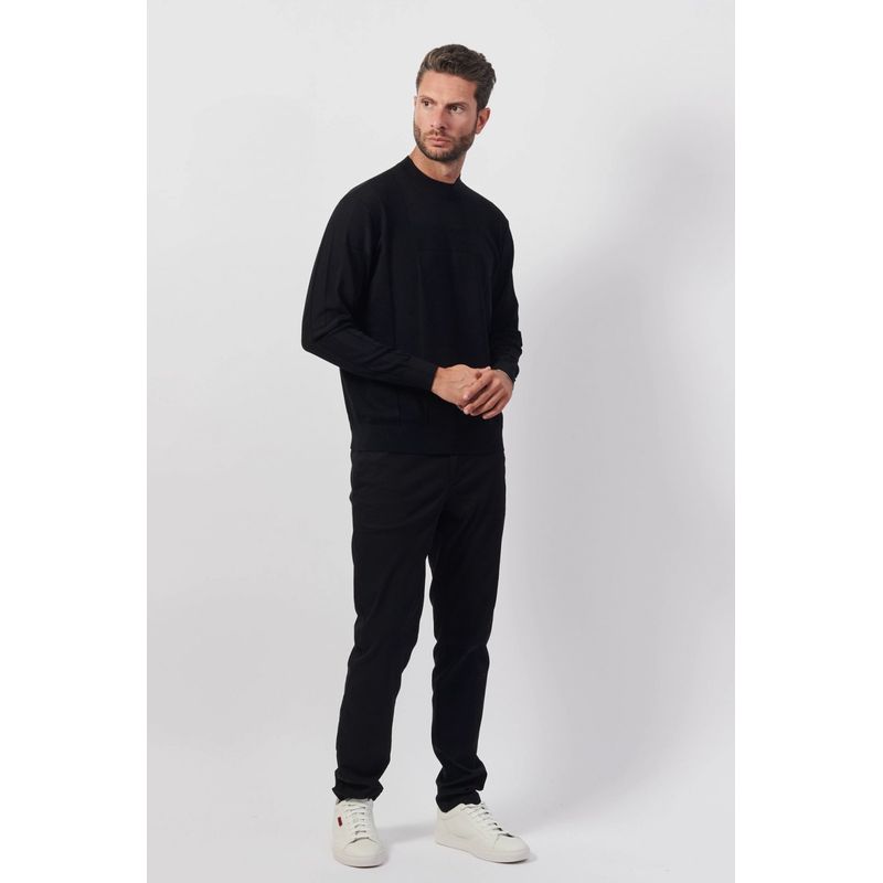 Fashion, accesorii si bijuterii - Barbati - Imbracaminte - Pulovere barbati - Pulover barbati Armani Exchange XM000103, Negru, M INTL - Infinity.ro