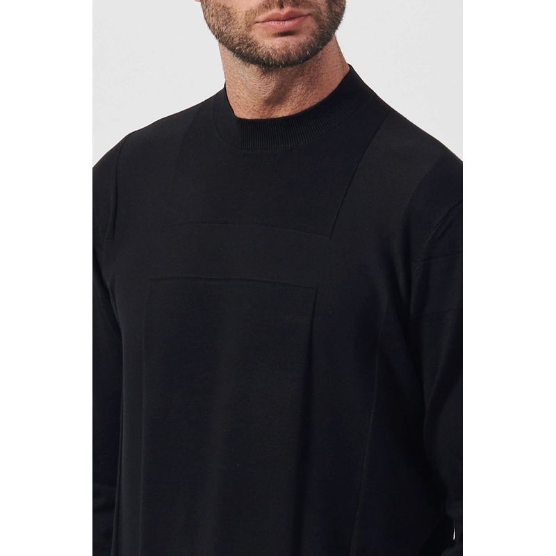 Fashion, accesorii si bijuterii - Barbati - Imbracaminte - Pulovere barbati - Pulover barbati Armani Exchange XM000103, Negru, M INTL - Infinity.ro