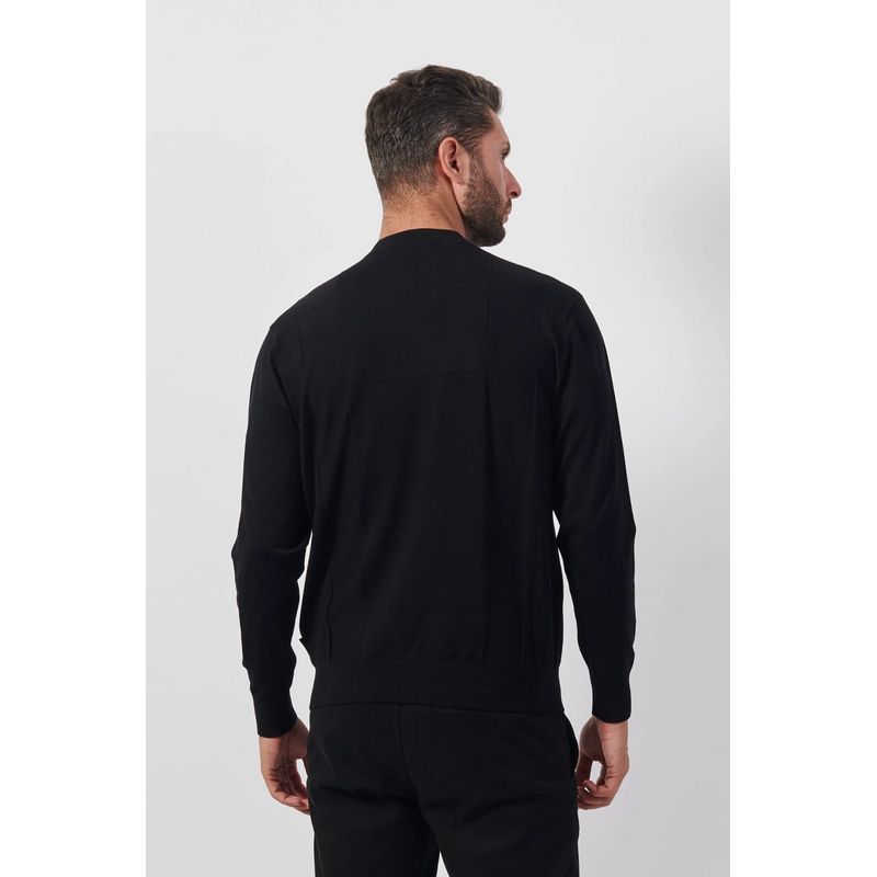 Fashion, accesorii si bijuterii - Barbati - Imbracaminte - Pulovere barbati - Pulover barbati Armani Exchange XM000103, Negru, M INTL - Infinity.ro
