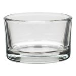 Casa si Gradina - Decoratiuni - Aromaterapie si lumanari - Suporturi lumanari - Suport lumanare, rotund, sticla, transparent, dimensiuni 5.2 x 3.2cm - Infinity.ro