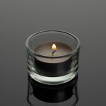 Casa si Gradina - Decoratiuni - Aromaterapie si lumanari - Suporturi lumanari - Suport lumanare, rotund, sticla, transparent, dimensiuni 5.2 x 3.2cm - Infinity.ro