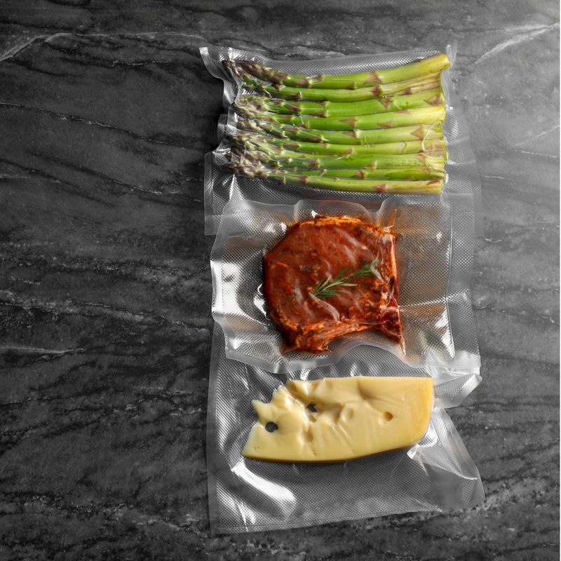 Market - Curatenie si intretinere casa - Produse bucatarie - Pungi si folii alimentare - Pachet 300 Pungi Vidat Gofrate pentru alimente, 90 microni, Neste® - 15 x 25 cm - Infinity.ro