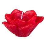 Casa si Gradina - Decoratiuni - Aromaterapie si lumanari - Lumanari si candele - Lumanare decorativa, trandafir 3d, parafina, culoare rosu, diametru 10cm, inaltime 6cm - Infinity.ro