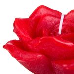 Casa si Gradina - Decoratiuni - Aromaterapie si lumanari - Lumanari si candele - Lumanare decorativa, trandafir 3d, parafina, culoare rosu, diametru 10cm, inaltime 6cm - Infinity.ro